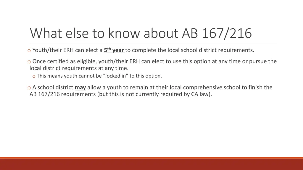 what else to know about ab 167 216