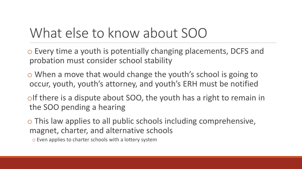 what else to know about soo
