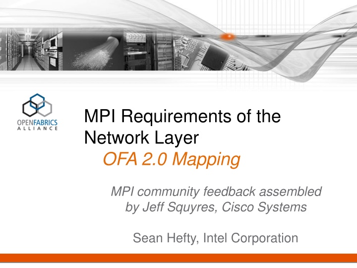 mpi requirements of the network layer