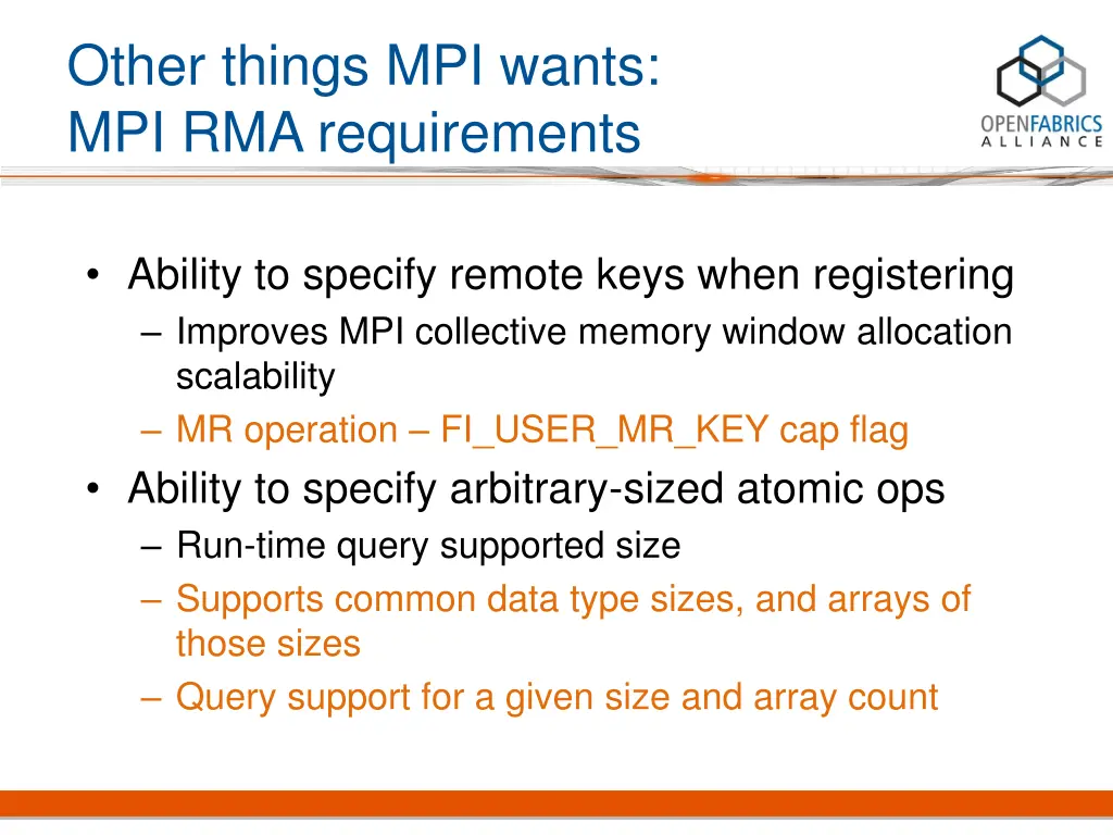 other things mpi wants mpi rma requirements 2