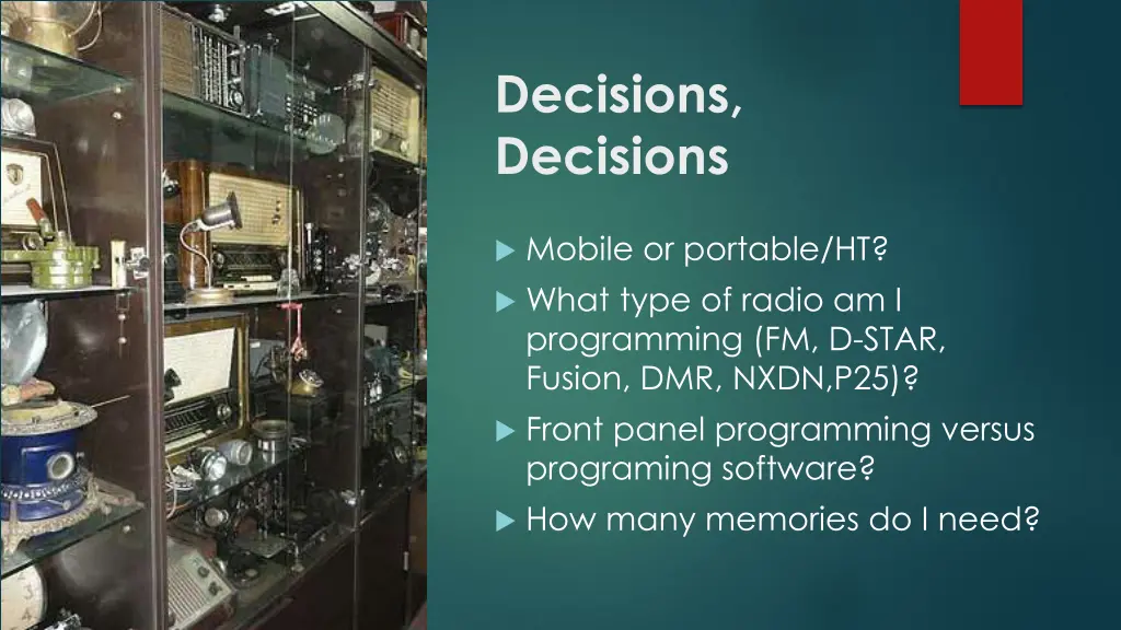 decisions decisions