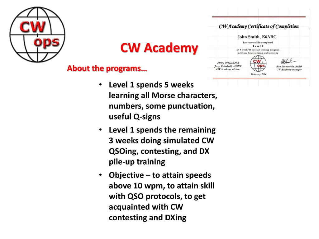 cw academy 3
