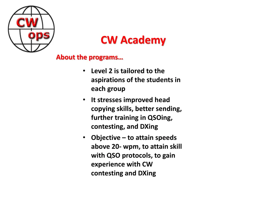 cw academy 4