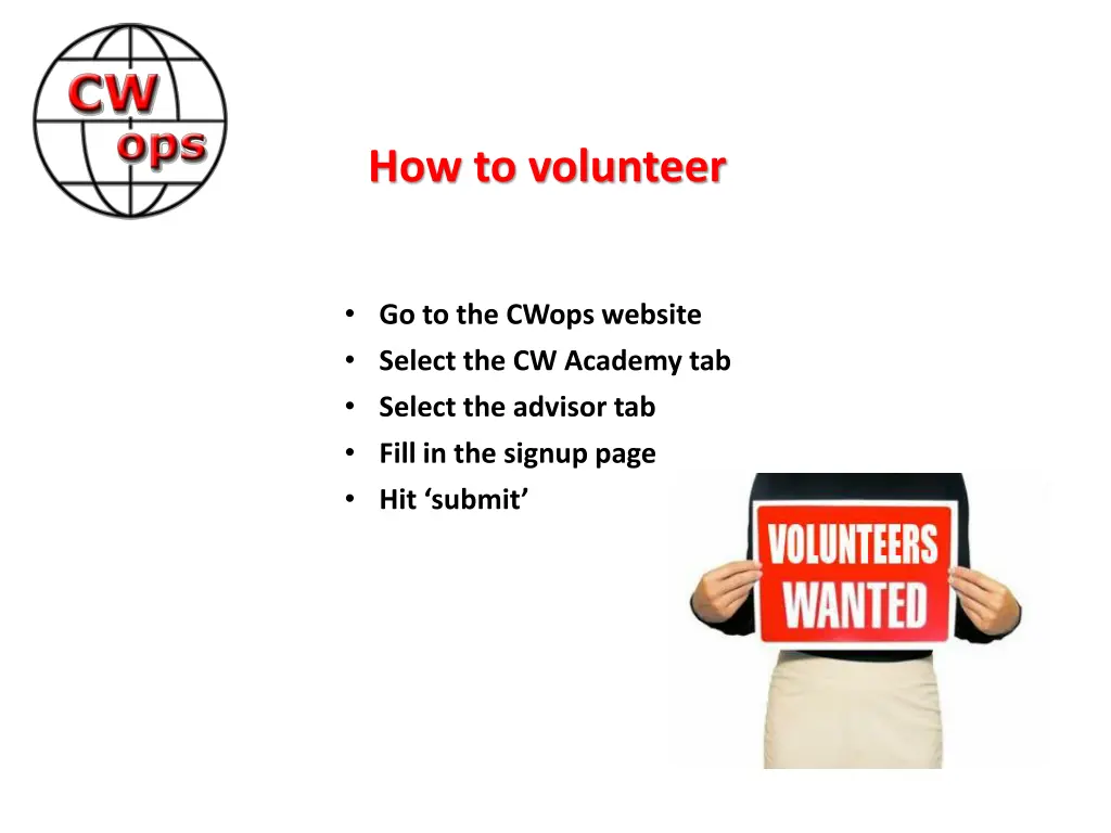 how to volunteer