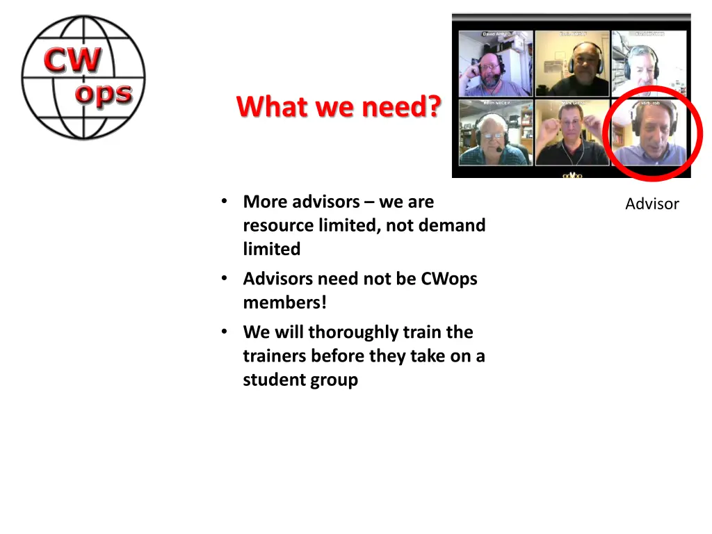 what we need