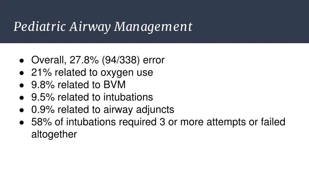 pediatric airway management 1