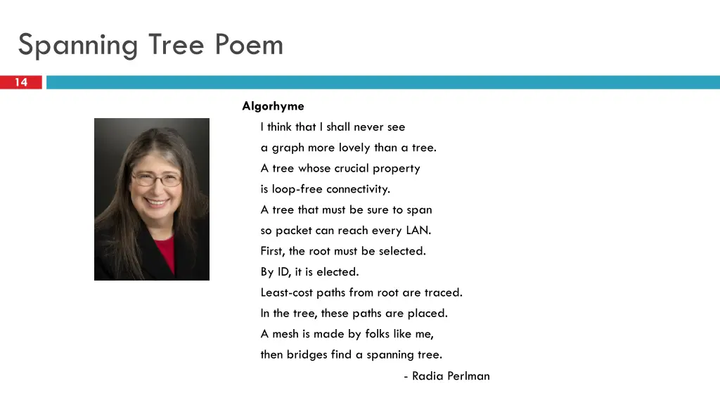 spanning tree poem