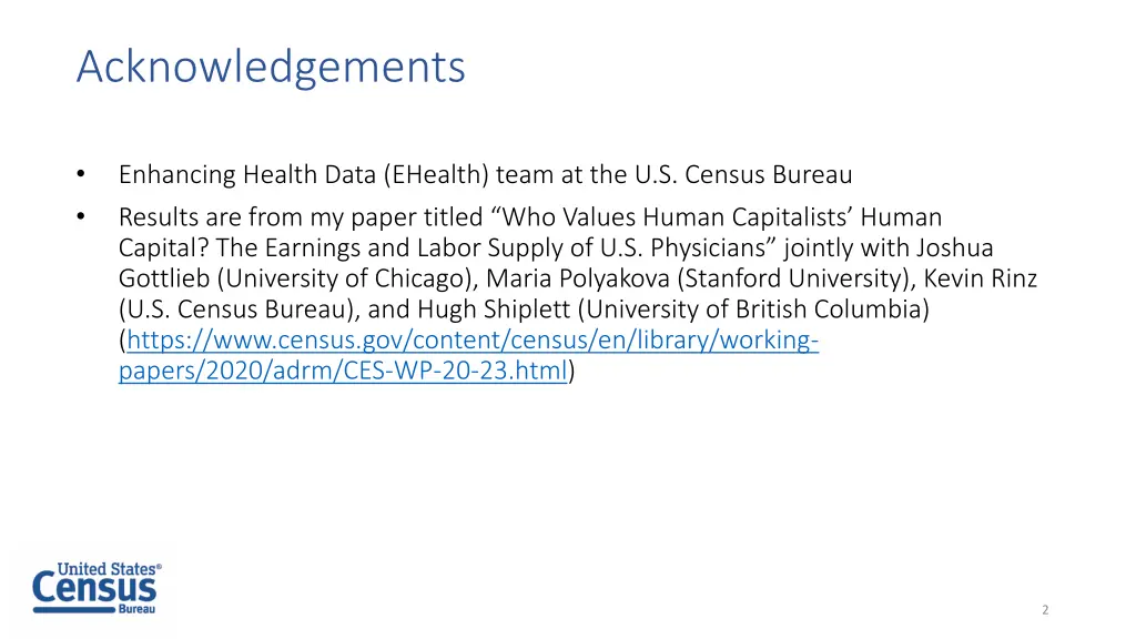acknowledgements