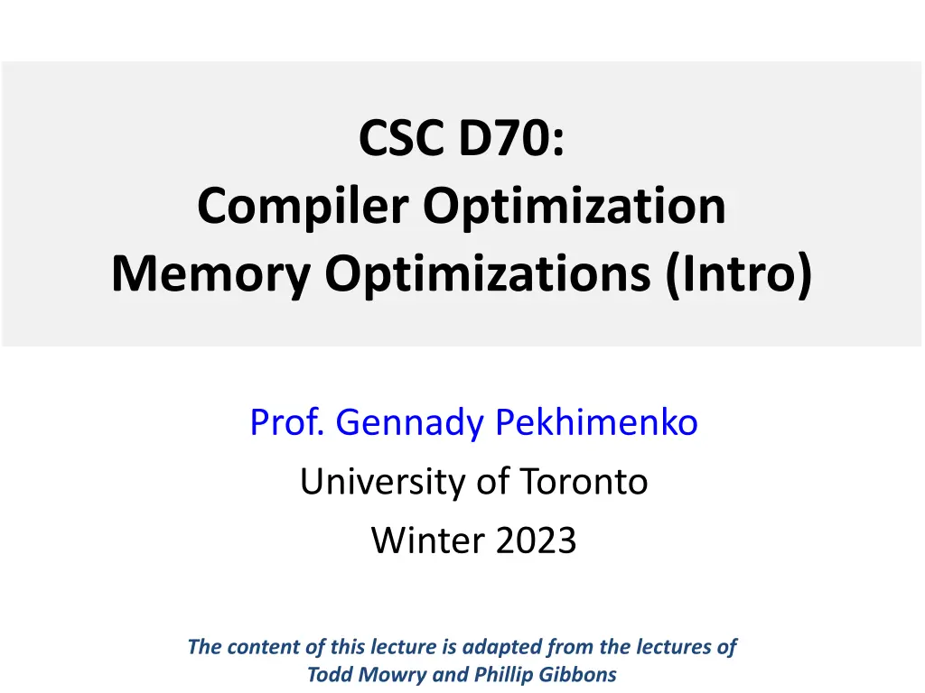 csc d70 1
