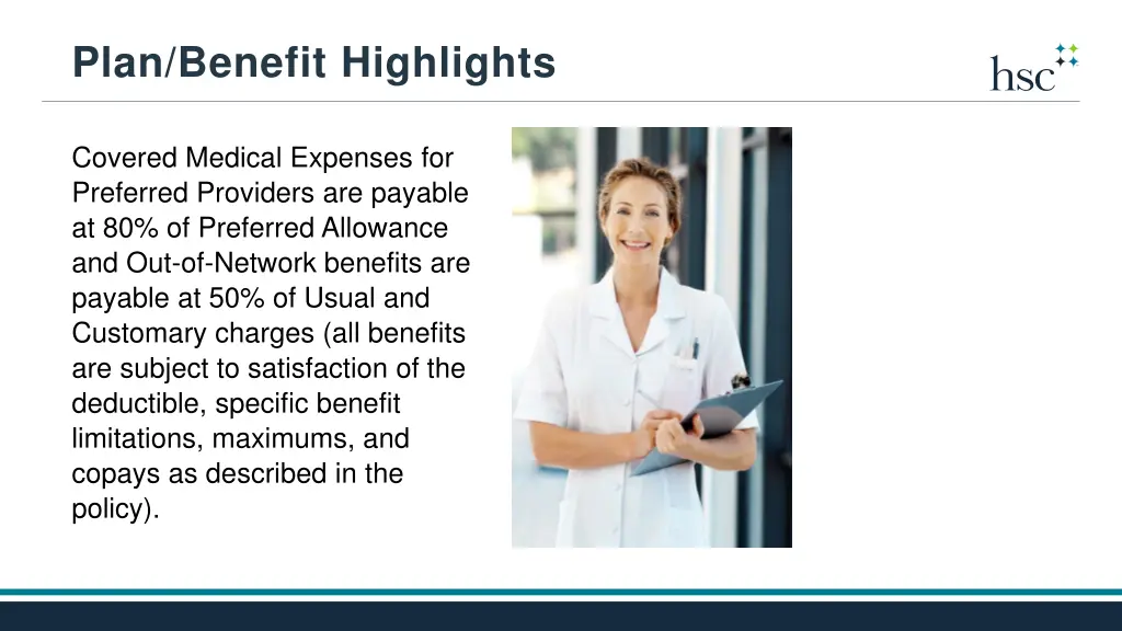 plan benefit highlights 1