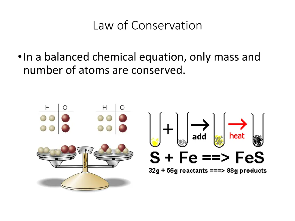 law of conservation