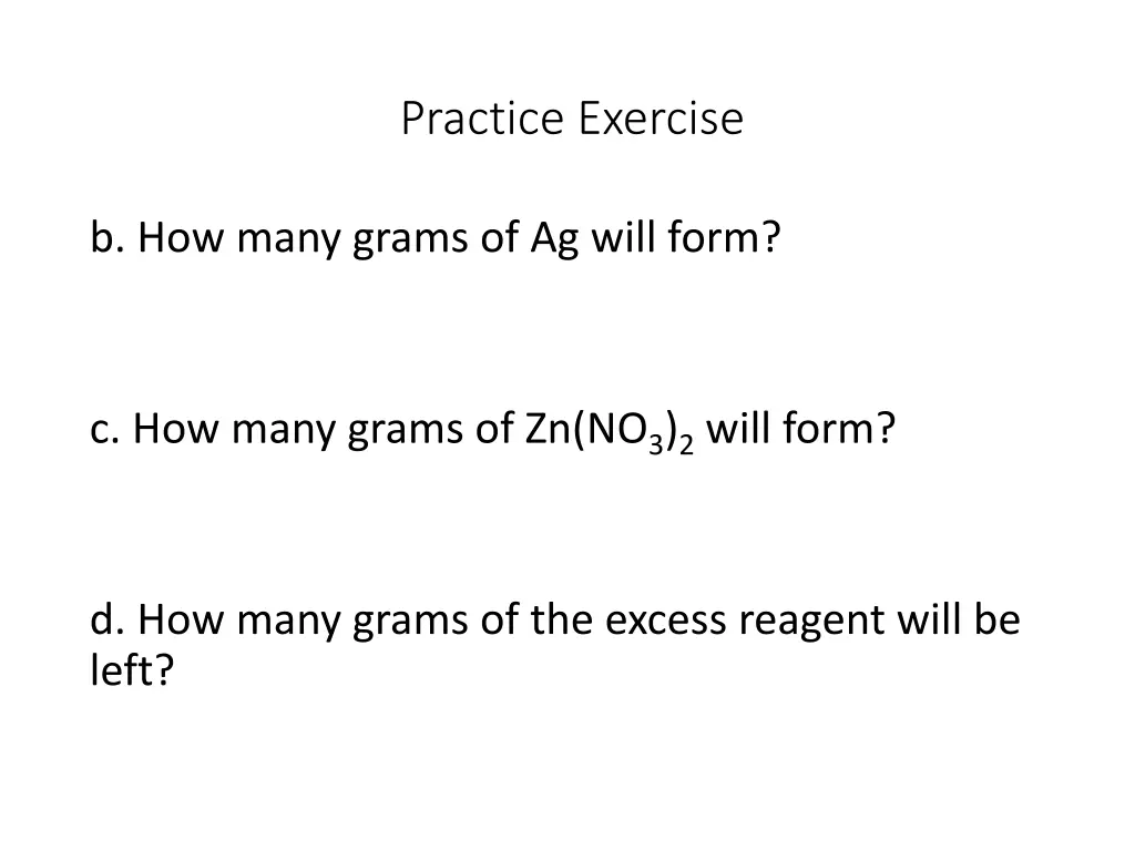 practice exercise 1