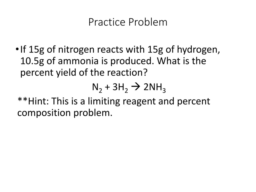 practice problem