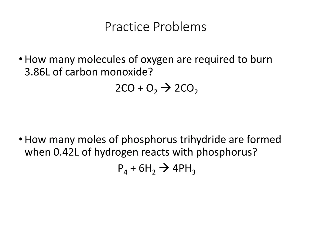 practice problems 2