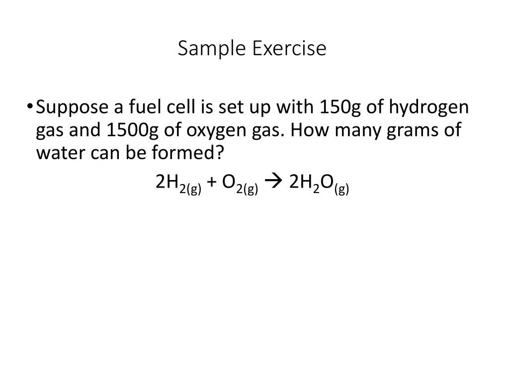 sample exercise 3