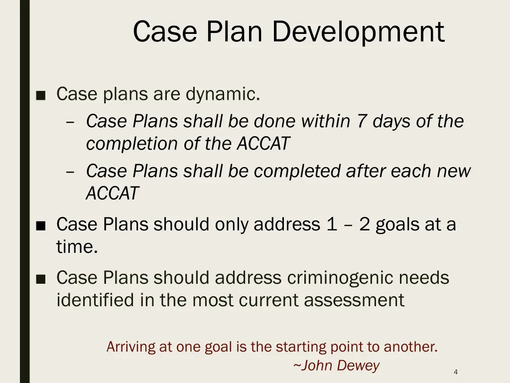 case plan development 1