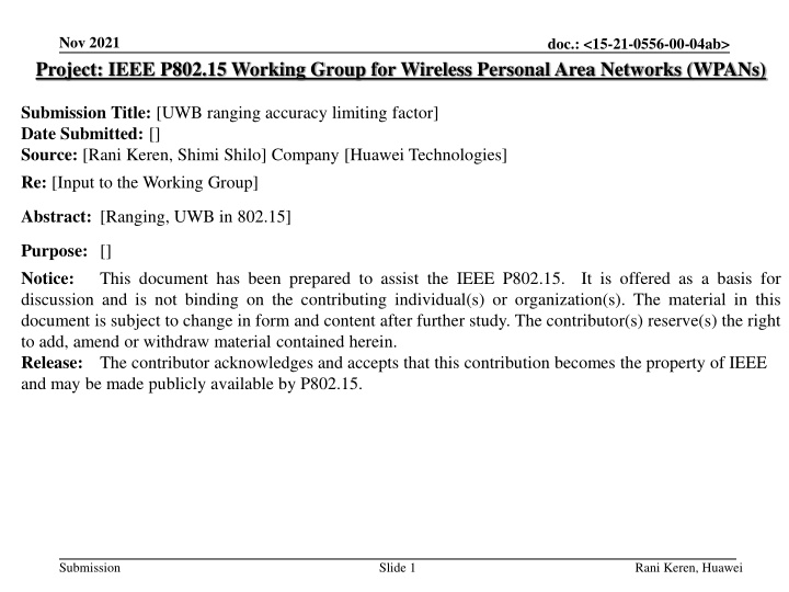 nov 2021 project ieee p802 15 working group