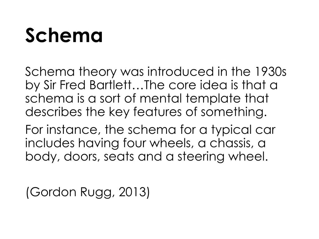 schema