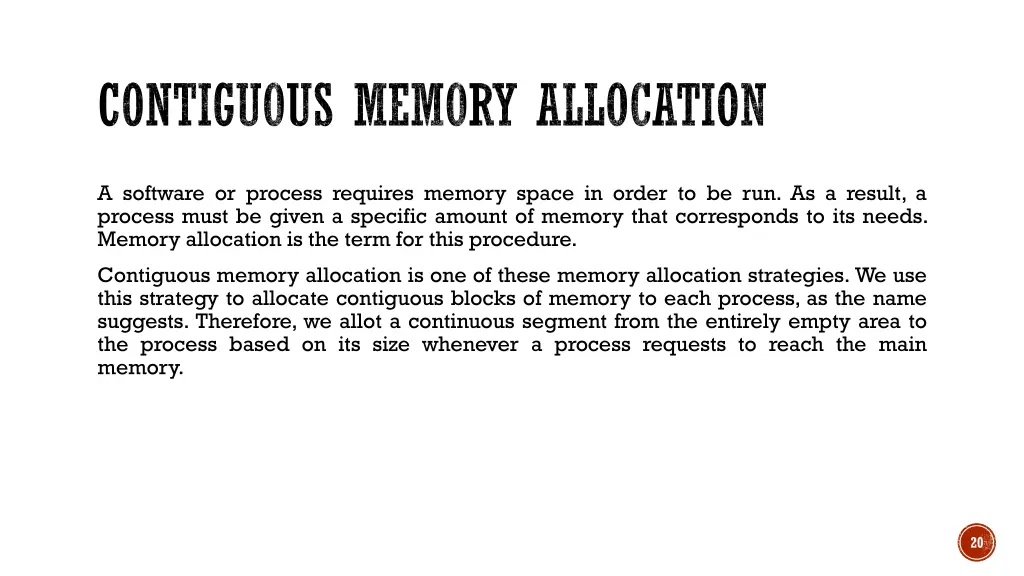 contiguous memory allocation 1