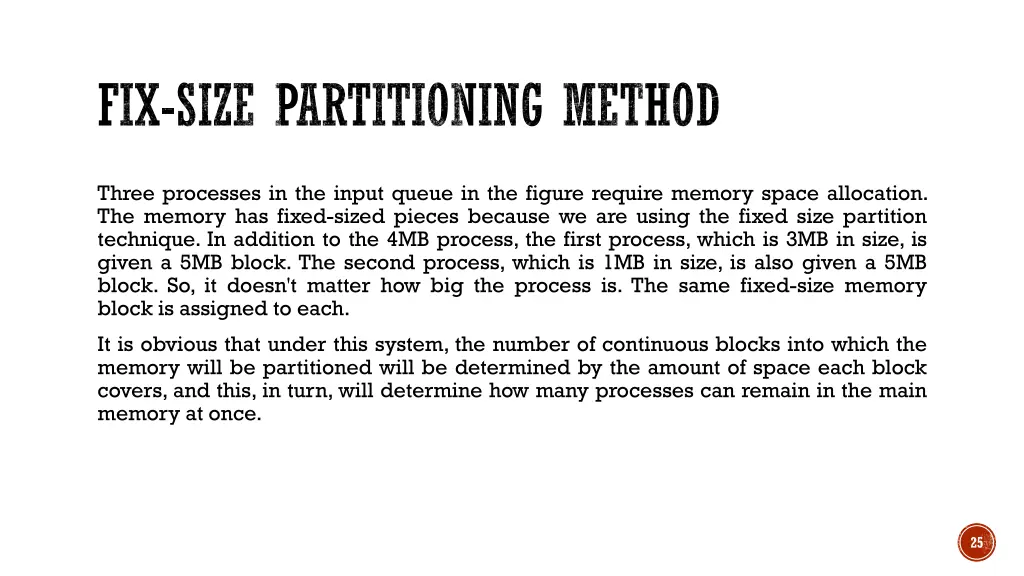 fix size partitioning method 2