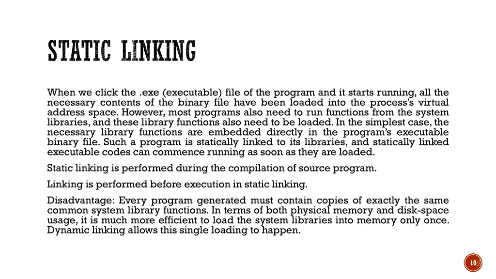 static linking