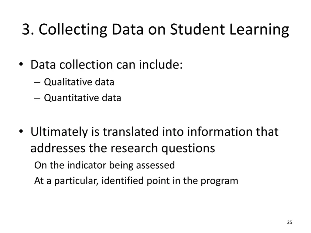 3 collecting data on student learning