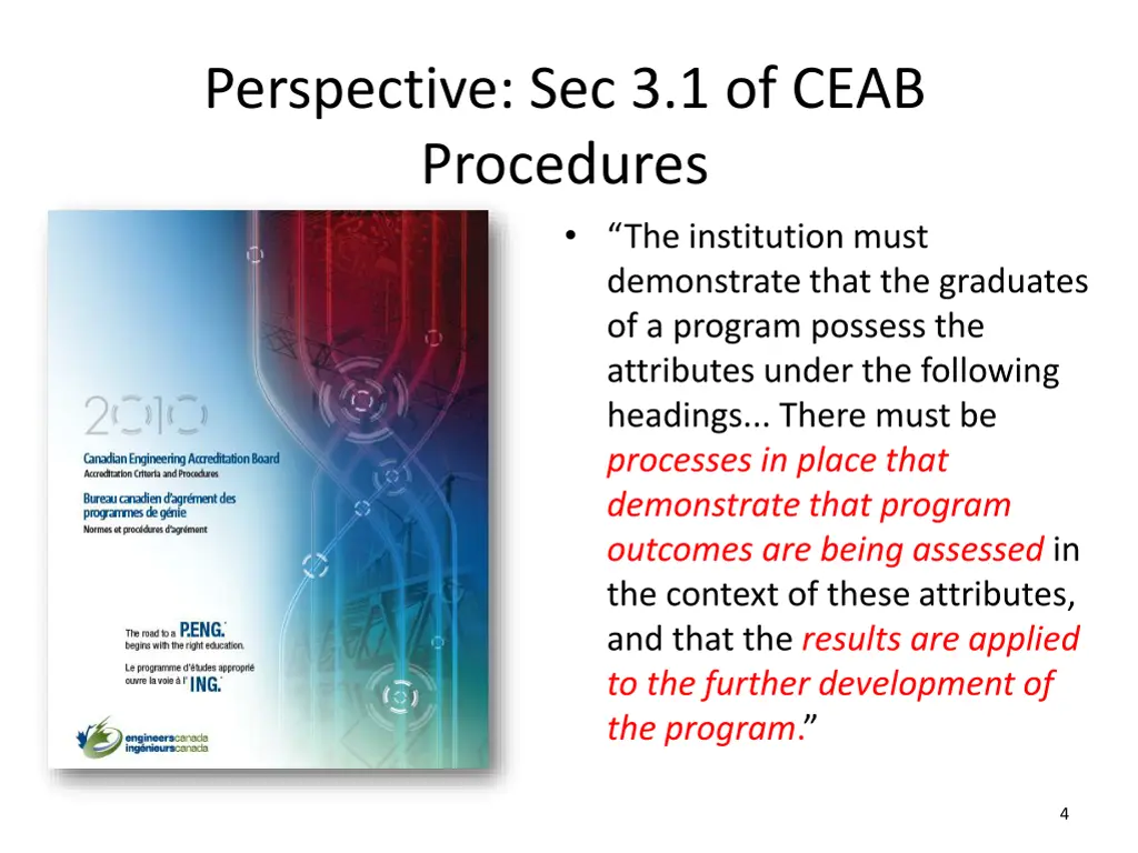 perspective sec 3 1 of ceab procedures