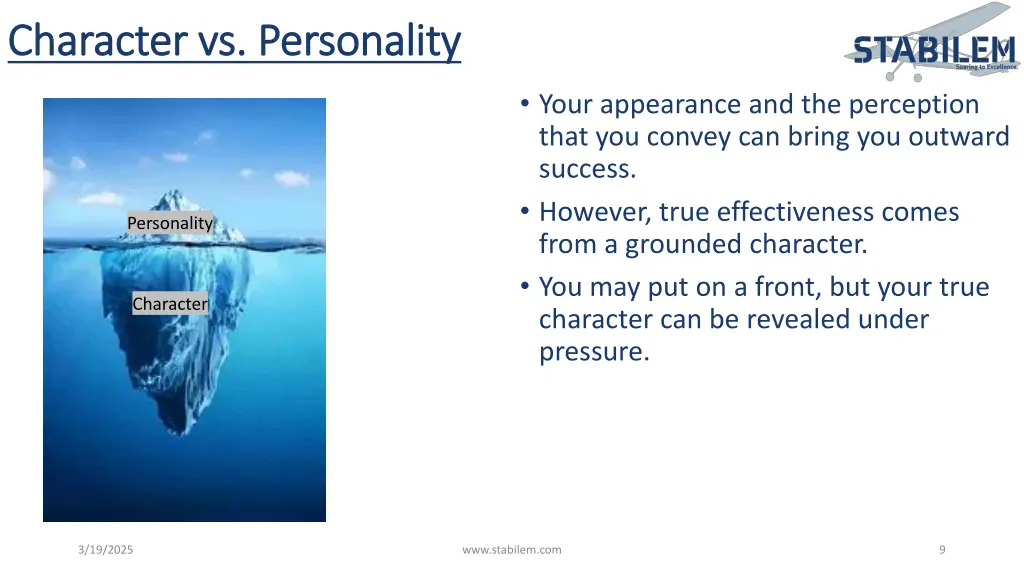 character vs personality character vs personality