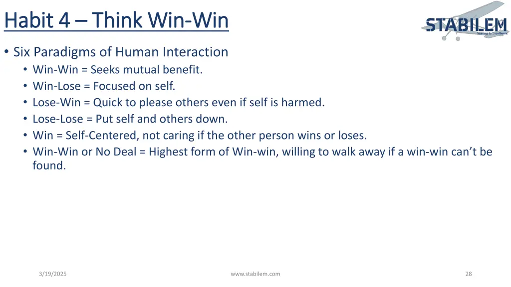 habit 4 habit 4 think win think win win 1