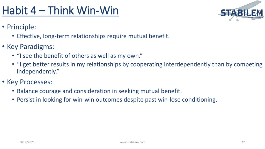 habit 4 habit 4 think win think win win