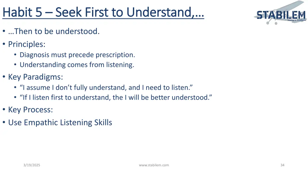 habit 5 habit 5 seek first to understand seek