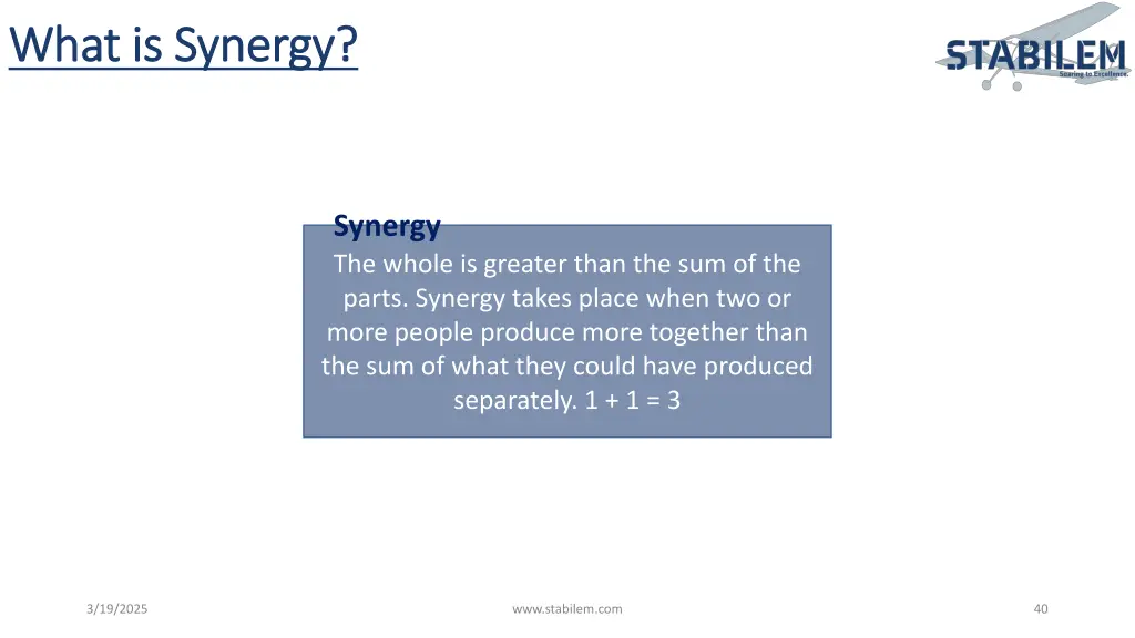 what is synergy what is synergy