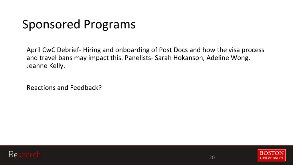 sponsored programs 1