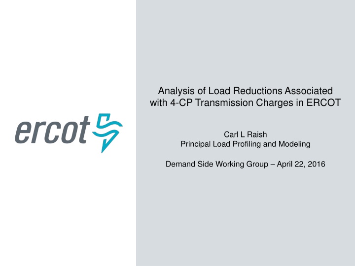 analysis of load reductions associated with