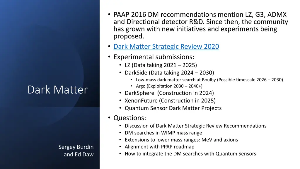 paap 2016 dm recommendations mention lz g3 admx