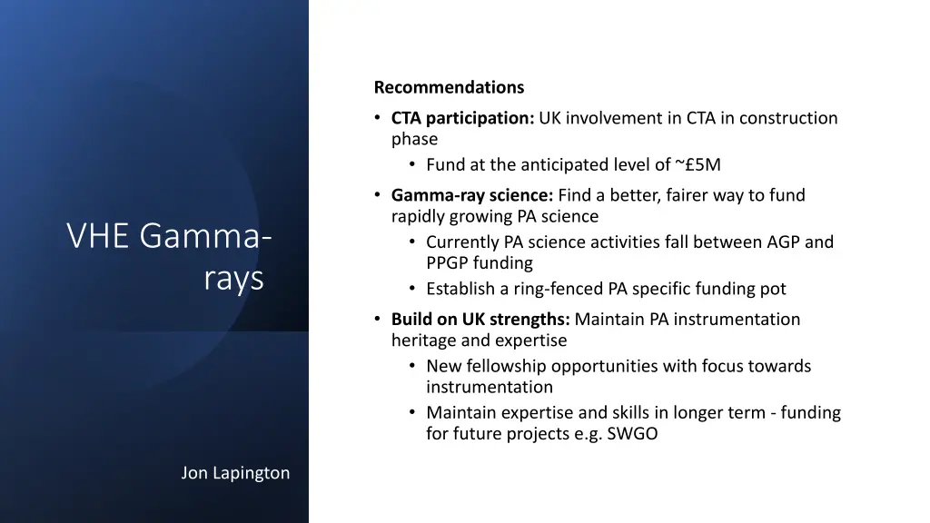 recommendations cta participation uk involvement