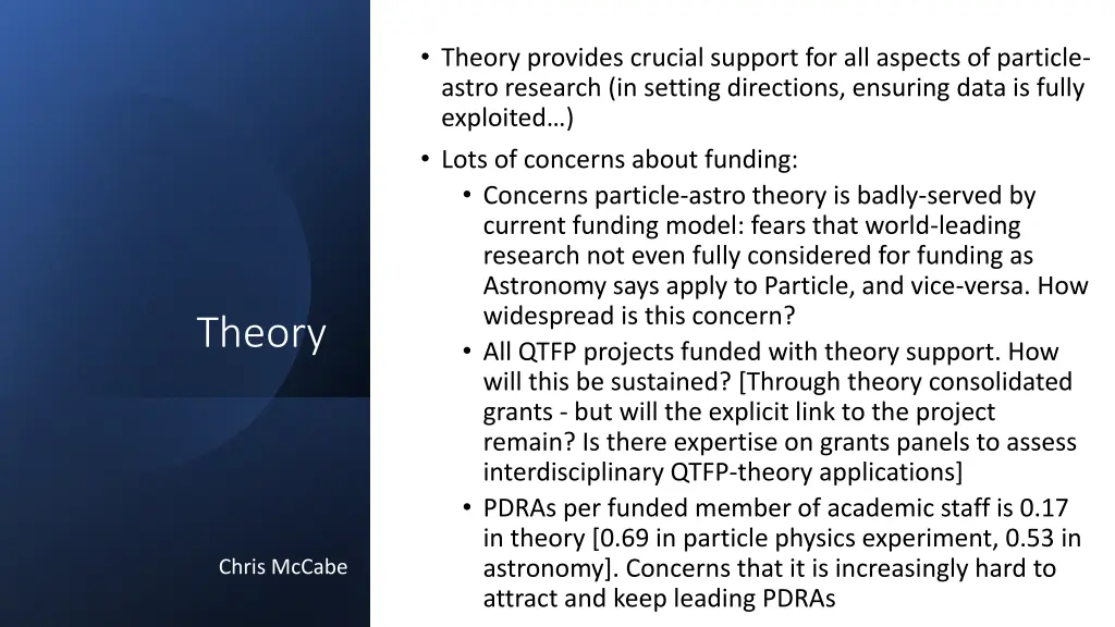 theory provides crucial support for all aspects