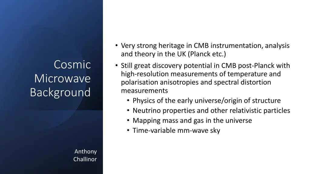 very strong heritage in cmb instrumentation