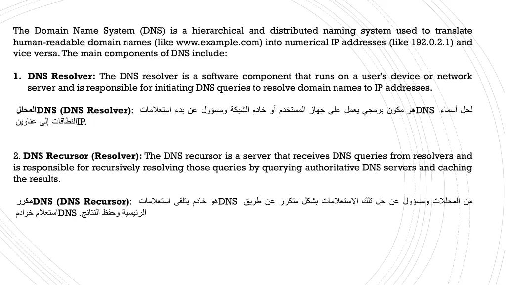 the domain name system dns is a hierarchical