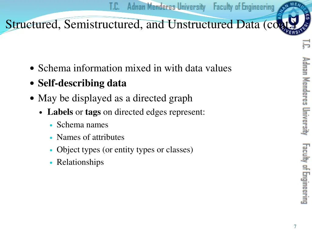 structured semistructured and unstructured data 1