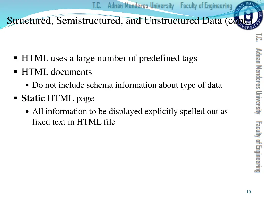 structured semistructured and unstructured data 4