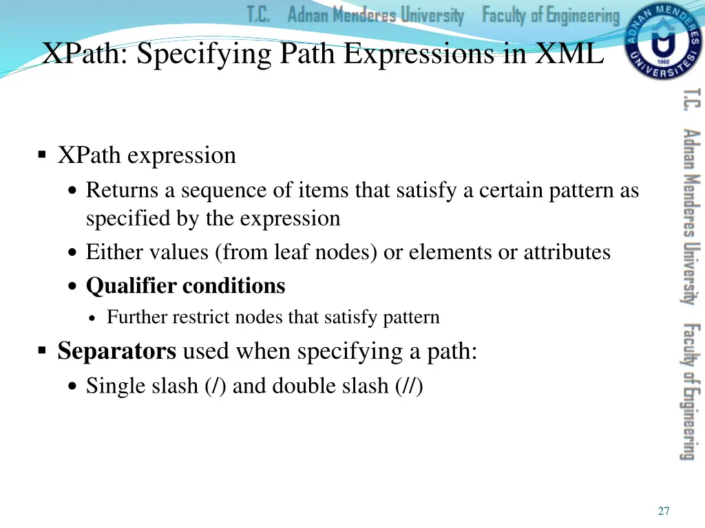 xpath specifying path expressions in xml
