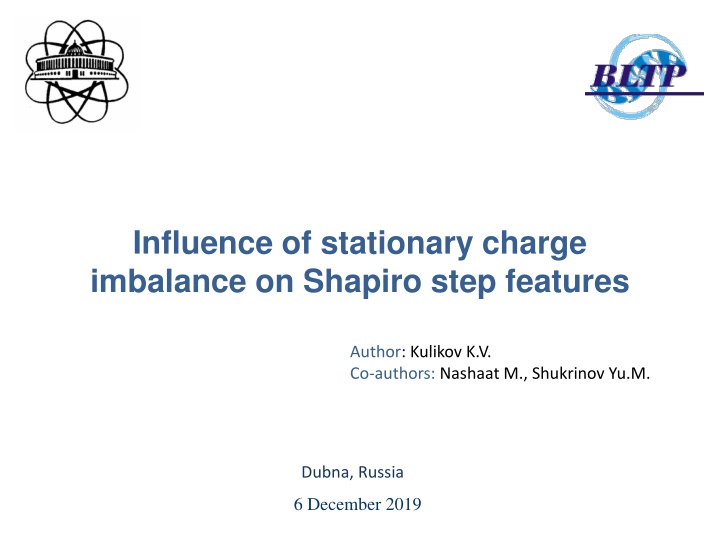 influence of stationary charge imbalance
