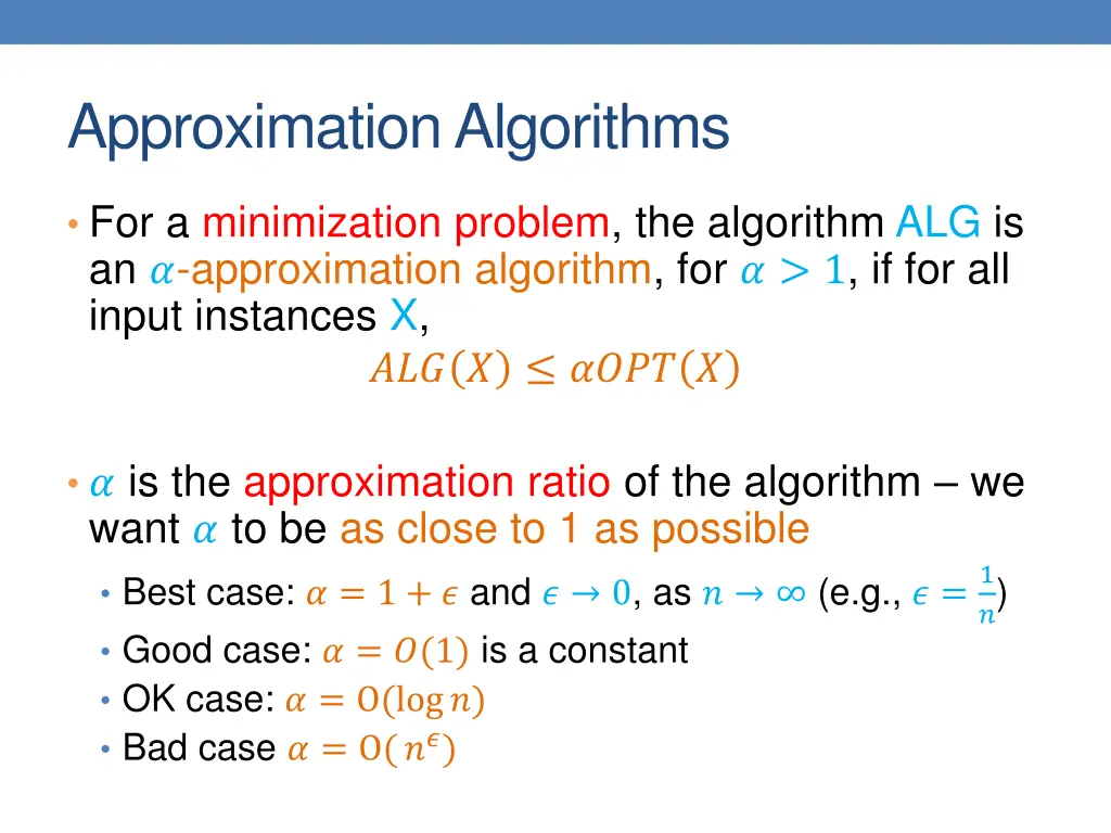approximation algorithms 1
