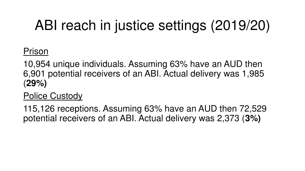 abi reach in justice settings 2019 20