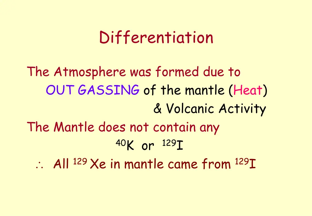 differentiation