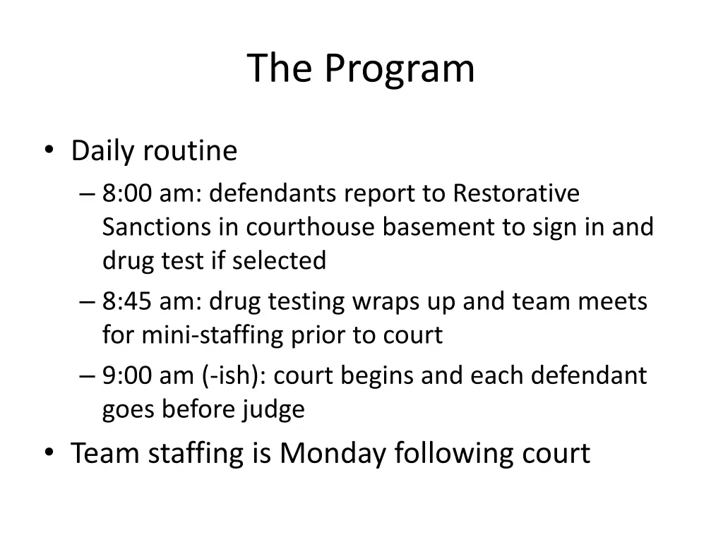 the program 1