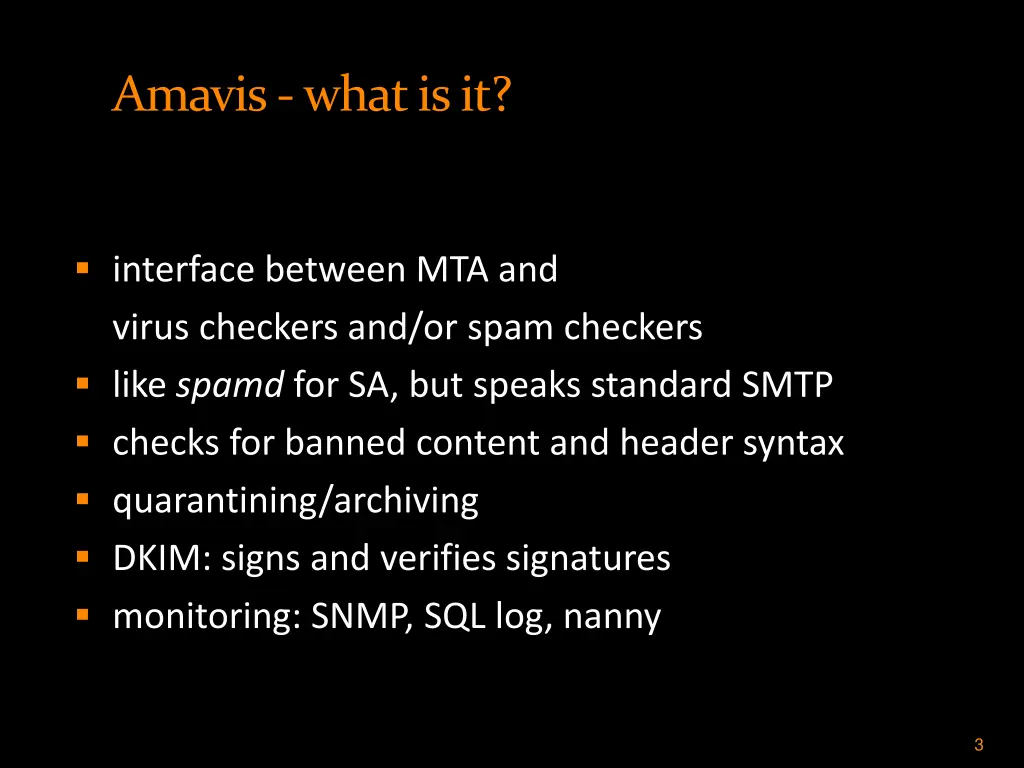 amavis what is it