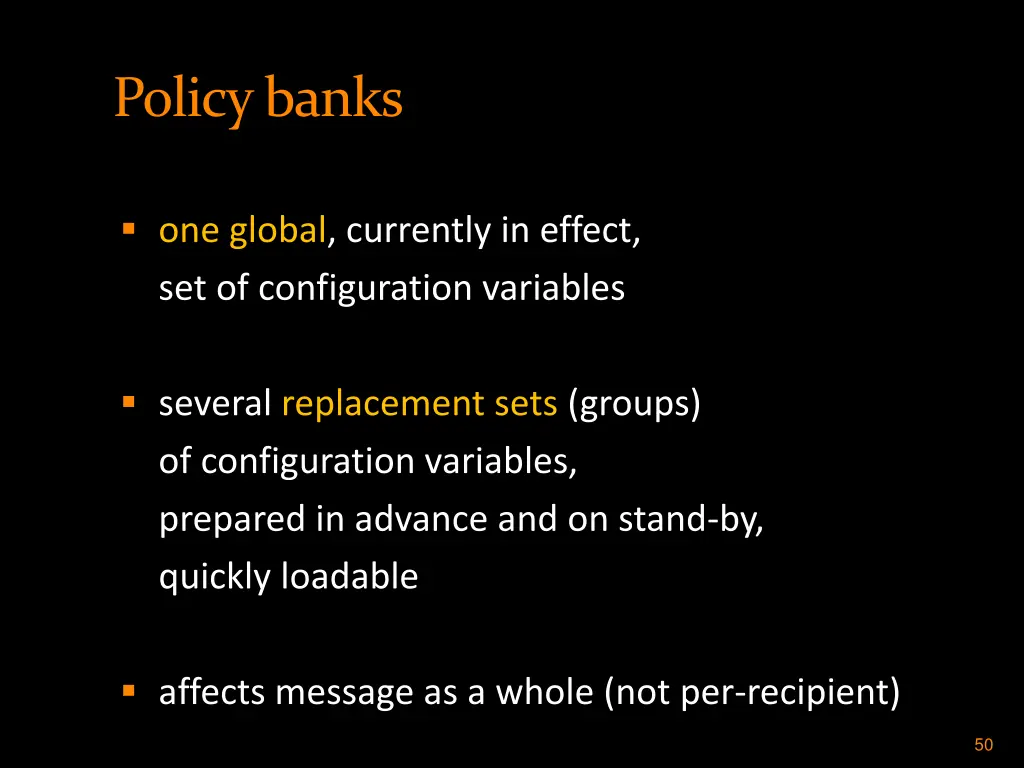 policy banks