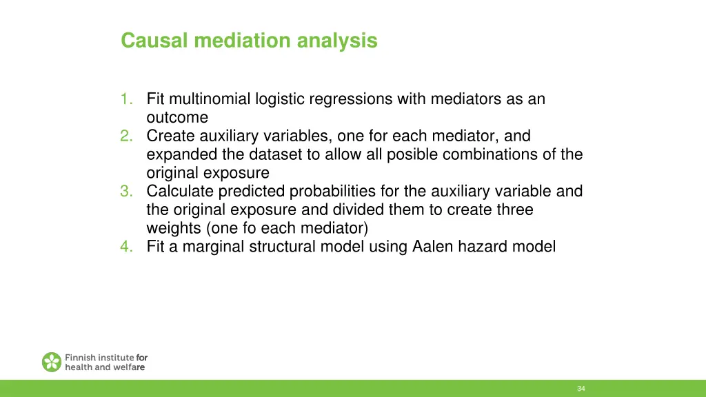 causal mediation analysis